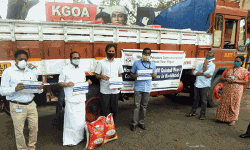 എംകെ രാഘവന്‍ എംപിയുടെ ഇടപെടല്‍:  എച്ച്പിസിഎല്‍ വക 100 ക്വിന്റല്‍ അരി കമ്മ്യൂണിറ്റി കിച്ചണിലേക്ക്