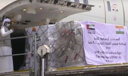 ഇന്ത്യയ്ക്ക് യുഎഇയുടെ സഹായം; 7 ടണ്‍ മെഡിക്കല്‍ വസ്തുക്കളുമായുള്ള വിമാനം പുറപ്പെട്ടു