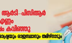 കൊവിഡ് 19: ഇന്ത്യയില് ആര്ടി-പിസിആര് ടെസ്റ്റിന്റെ എണ്ണം പത്ത് ലക്ഷം കവിഞ്ഞു, മുന്നില് മഹാരാഷ്ട്രയും രാജസ്ഥാനും തമിഴ്നാടും കൊവിഡ് 19: ഇന്ത്യയില് ആര്ടി-പിസിആര് ടെസ്റ്റിന്റെ എണ്ണം പത്ത് ലക്ഷം കവിഞ്ഞു, മുന്നില് മഹാരാഷ്ട്രയും രാജസ്ഥാനും തമിഴ്നാടും