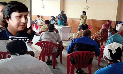 ഹോട്ട്സ്പോട്ടില് നൂറിലധികം പേരുടെ യോഗം സംഘടിപ്പിച്ച് ബിജെപി എംഎല്എ ഹോട്ട്സ്പോട്ടില് നൂറിലധികം പേരുടെ യോഗം സംഘടിപ്പിച്ച് ബിജെപി എംഎല്എ
