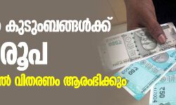 ബിപിഎല്‍ കുടുംബങ്ങള്‍ക്ക് 1000 രൂപ; മെയ് 14 മുതല്‍ വിതരണം ആരംഭിക്കും
