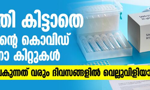അനുമതി കിട്ടാതെ കേരളത്തിൻ്റെ കൊവിഡ് പരിശോധനാ കിറ്റുകൾ
