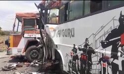 നഴ്‌സിങ് വിദ്യാര്‍ഥികളുമായി കേരളത്തിലേക്ക് സഞ്ചരിച്ച മിനി ബസ് അപകടത്തിൽപ്പെട്ടു