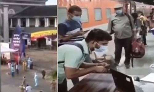 ഡല്ഹിയില്നിന്ന് തിരുവനന്തപുരത്തെത്തിയ ട്രെയിനിലെ യാത്രക്കാരന് കൊവിഡ് ലക്ഷണം ഡല്ഹിയില്നിന്ന് തിരുവനന്തപുരത്തെത്തിയ ട്രെയിനിലെ യാത്രക്കാരന് കൊവിഡ് ലക്ഷണം