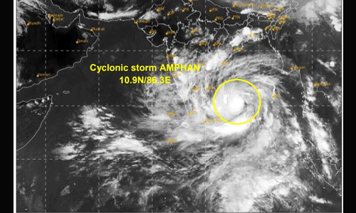 ബംഗാള്‍ ഉള്‍ക്കടലില്‍ ചുഴലിക്കാറ്റ് രൂപം കൊണ്ടതായി കേന്ദ്ര കാലാവസ്ഥ കേന്ദ്രം