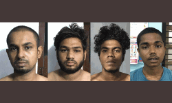 നാലംഗ മോഷണസംഘം മാള പോലിസിന്റെ പിടിയിലായി