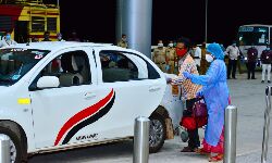 ദുബയില്‍നിന്ന് കണ്ണൂരിലെത്തിയ രണ്ടുപേരെ ആശുപത്രിയിലേക്കു മാറ്റി