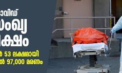 เดฒเตเดเดคเตเดคเต เดเตเดตเดฟเดกเต เดฎเดฐเดฃเดธเดเดเตเดฏ 3.40 เดฒเดเตเดทเด; เดฐเตเดเดฌเดพเดงเดฟเดคเดฐเตโ 53 เดฒเดเตเดทเดฎเดพเดฏเดฟ, เด
เดฎเตเดฐเดฟเดเตเดเดฏเดฟเดฒเตโ 97,000 เดฎเดฐเดฃเด เดฒเตเดเดคเตเดคเต เดเตเดตเดฟเดกเต เดฎเดฐเดฃเดธเดเดเตเดฏ 3.40 เดฒเดเตเดทเด; เดฐเตเดเดฌเดพเดงเดฟเดคเดฐเตโ 53 เดฒเดเตเดทเดฎเดพเดฏเดฟ, เด
เดฎเตเดฐเดฟเดเตเดเดฏเดฟเดฒเตโ 97,000 เดฎเดฐเดฃเด