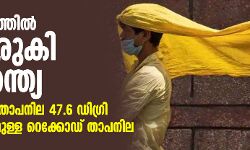 ഉഷ്ണതരംഗത്തില്‍ വെന്തുരുകി ഉത്തരേന്ത്യ; ഡല്‍ഹിയില്‍ താപനില 47.6 ഡിഗ്രി