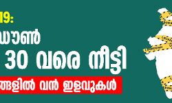 കൊവിഡ് 19: ലോക്ക് ഡൗണ്‍ ജൂണ്‍ 30 വരെ നീട്ടി; നിയന്ത്രണങ്ങളില്‍ വന്‍ ഇളവുകള്‍