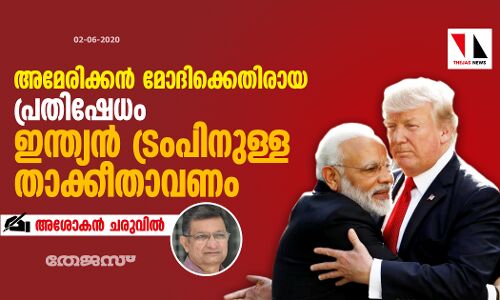 അമേരിക്കന് മോദിക്കെതിരായ പ്രതിഷേധം ഇന്ത്യന് ട്രംപിനുള്ള താക്കീതാവണം അമേരിക്കന് മോദിക്കെതിരായ പ്രതിഷേധം ഇന്ത്യന് ട്രംപിനുള്ള താക്കീതാവണം