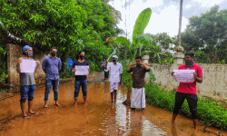 സിഎച്ച്-പട്ടലങ്ങാടി റോഡിന്റെ ശോചനീയാവസ്ഥ; എസ്ഡിപിഐ പ്രതിഷേധം സംഘടിപ്പിച്ചു