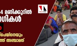 കൊവിഡ്: ഇന്ത്യയില്‍ 24 മണിക്കൂറില്‍ 9971 രോഗികള്‍ 287 മരണം: ഇറ്റലിയെയും സ്‌പെയിനെയും മറികടന്ന് ലോകത്ത് അഞ്ചാമത്