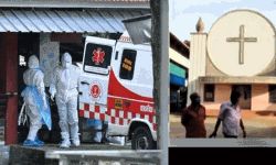 കൊവിഡ് മരണം: മൃതദേഹം പള്ളിപ്പറമ്പില് സംസ്കരിക്കാന് അനുവദിക്കാതെ പള്ളി കമ്മിറ്റിയും പ്രദേശവാസികളും കൊവിഡ് മരണം: മൃതദേഹം പള്ളിപ്പറമ്പില് സംസ്കരിക്കാന് അനുവദിക്കാതെ പള്ളി കമ്മിറ്റിയും പ്രദേശവാസികളും