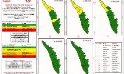 ശക്തമായ മഴക്ക് സാധ്യത; വിവിധ ജില്ലകളിൽ മഞ്ഞ അലർട്ട്