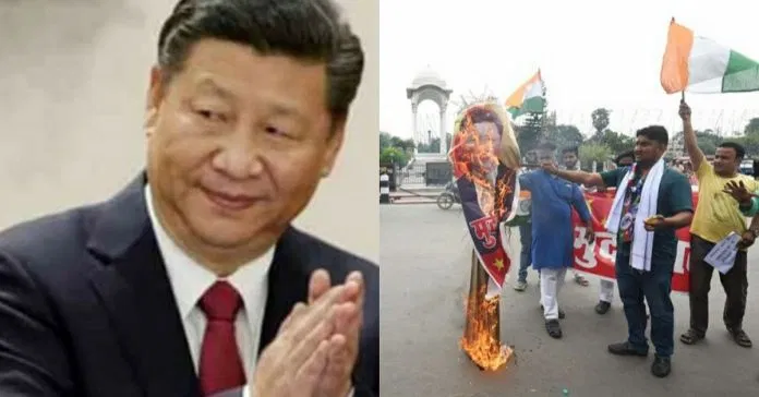 ചൈന വിരുദ്ധ റാലി: ബിജെപി പ്രവര്ത്തകര് കത്തിച്ചത് ഉത്തര കൊറിയന് പ്രസിഡന്റിന്റെ ഫോട്ടോ ചൈന വിരുദ്ധ റാലി: ബിജെപി പ്രവര്ത്തകര് കത്തിച്ചത് ഉത്തര കൊറിയന് പ്രസിഡന്റിന്റെ ഫോട്ടോ