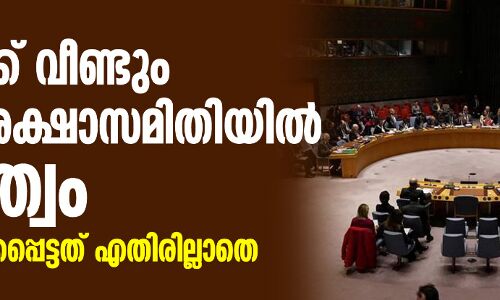 ഇന്ത്യയ്ക്ക് വീണ്ടും യുഎന്‍ രക്ഷാസമിതിയില്‍ അംഗത്വം; തിരഞ്ഞെടുക്കപ്പെട്ടത് എതിരില്ലാതെ