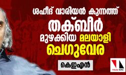 ശഹീദ് വാരിയന്‍ കുന്നത്ത് തക്ബീര്‍ മുഴക്കിയ മലയാളി ചെഗുവേര: കെഇഎന്‍