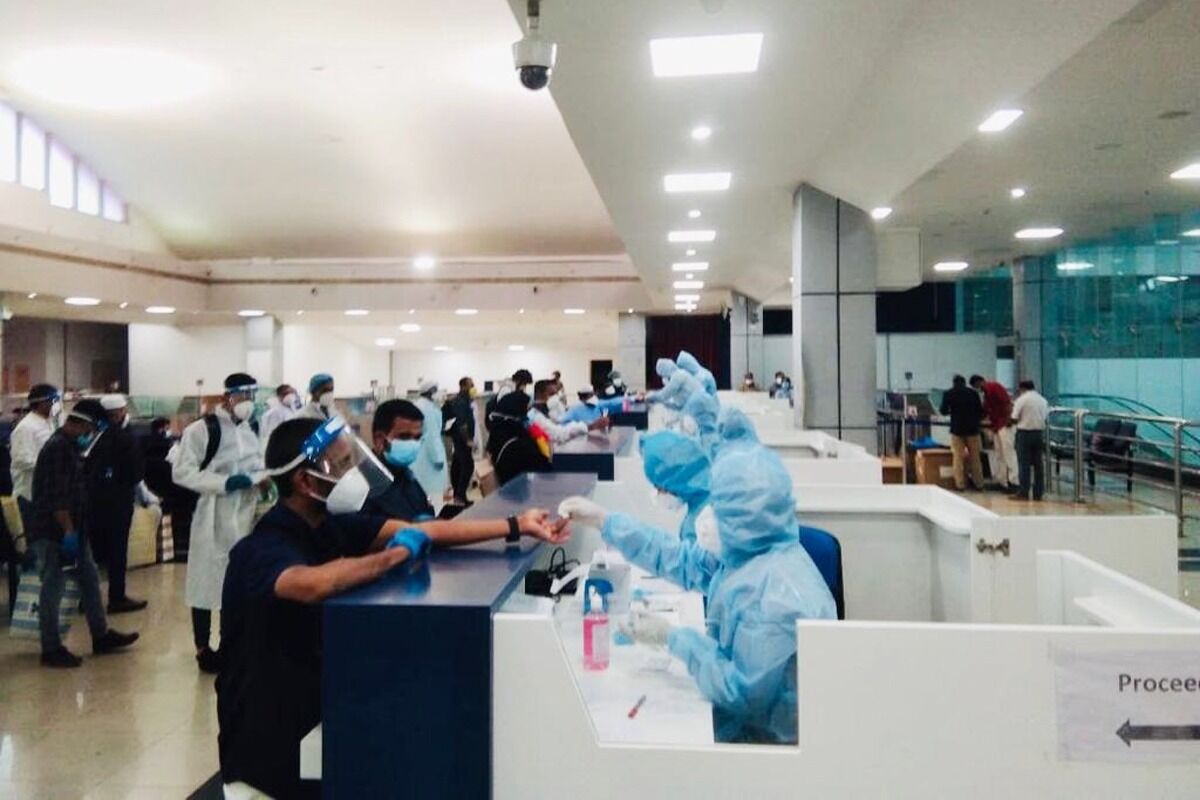 എയര്പോര്ട്ടുകള് കേന്ദ്രീകരിച്ച് ആന്റിബോഡി പരിശോധനകള് തുടങ്ങി എയര്പോര്ട്ടുകള് കേന്ദ്രീകരിച്ച് ആന്റിബോഡി പരിശോധനകള് തുടങ്ങി