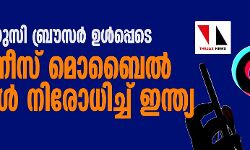 ടിക്‌ടോക്ക്, യുസി ബ്രൗസര്‍ ഉള്‍പ്പെടെ 59 ചൈനീസ് മൊബൈല്‍ ആപ്പുകള്‍ നിരോധിച്ച് ഇന്ത്യ