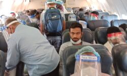 സോഷ്യല്‍ ഫോറത്തിന്റെ മസ്‌കറ്റ്-കൊച്ചി ചാര്‍ട്ടേഡ് വിമാനം പുറപ്പെട്ടു