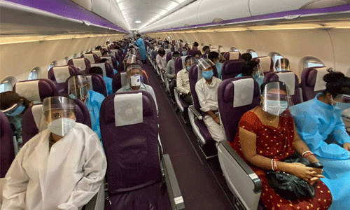 പ്രവാസികളുമായി 14 വിമാനങ്ങള് ഇന്ന് നെടുമ്പാശ്ശേരിയില് എത്തും പ്രവാസികളുമായി 14 വിമാനങ്ങള് ഇന്ന് നെടുമ്പാശ്ശേരിയില് എത്തും