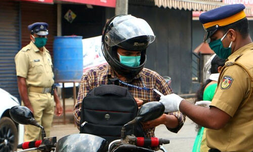 കൊവിഡ് മാര്‍ഗനിര്‍ദേശം ലംഘിച്ചവരില്‍നിന്ന് പോലിസ് പിഴയായി ഈടാക്കിയത് 14.8 ലക്ഷം രൂപ