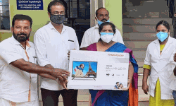 വിദ്യാര്‍ഥികള്‍ക്ക് ടെലിവിഷന്‍ നല്‍കി ഡോ. ആശാ ബാബു മാതൃകയായി