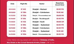 യുഎഇയില്‍ നിന്നും ഇന്ത്യയിലേക്കുള്ള വിമാന ടിക്കറ്റ് വില്‍പ്പന ഇന്ന് 4 മണി മുതല്‍