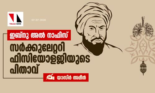 ഇബ്‌നു അൽ നാഫിസ്, സർക്കുലേറ്ററി ഫിസിയോളജിയുടെ പിതാവ്