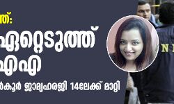 സ്വര്‍ണക്കടത്ത്: കേസ് ഏറ്റെടുത്ത് എന്‍ ഐ എ; സ്വപ്‌നയുടെ മുന്‍കൂര്‍ ജാമ്യഹരജി 14 ലേക്ക് മാറ്റി
