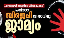 പാലത്തായി ബാലികാ പീഡനക്കേസ്: പ്രതിയായ ബിജെപി നേതാവിനു ജാമ്യം