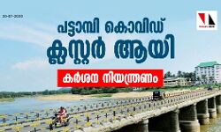പട്ടാമ്പി കൊവിഡ് ക്ലസ്റ്റര് ആയി; കര്ശന നിയന്ത്രണം ഏര്പ്പെടുത്തി പട്ടാമ്പി കൊവിഡ് ക്ലസ്റ്റര് ആയി; കര്ശന നിയന്ത്രണം ഏര്പ്പെടുത്തി