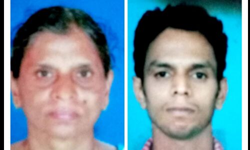 അമ്മയും മകനും വീടിനുള്ളില് തൂങ്ങി മരിച്ചനിലയില് അമ്മയും മകനും വീടിനുള്ളില് തൂങ്ങി മരിച്ചനിലയില്