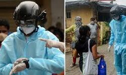 മുംബൈയില്‍ കൊവിഡിനെ തുരത്താന്‍ സ്മാര്‍ട്ട് ഹെല്‍മെറ്റ്