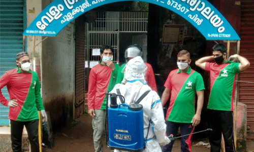 പഞ്ചായത്ത് ഓഫിസ് അണുവിമുക്തമാക്കിയത് അധികൃതരുടെ അനുമതിയോടെ: എസ്ഡിപിഐ പഞ്ചായത്ത് ഓഫിസ് അണുവിമുക്തമാക്കിയത് അധികൃതരുടെ അനുമതിയോടെ: എസ്ഡിപിഐ