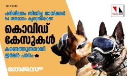 പരിശീലനം സിദ്ധിച്ച നായ്ക്കള്‍ 94 ശതമാനം കൃത്യതയോടെ കൊവിഡ് കേസുകള്‍ കണ്ടെത്തിയതായി ജര്‍മന്‍ പഠനം
