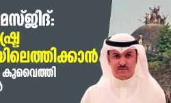 ബാബരി മസ്ജിദ്: അന്താരാഷ്ട്ര കോടതിയിലെത്തിക്കാന്‍ നീക്കവുമായി കുവൈത്തി അഭിഭാഷകന്‍