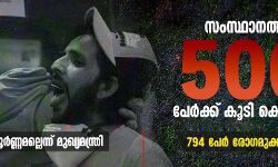 സംസ്ഥാനത്ത് 506 പേര്‍ക്ക് കൂടി കൊവിഡ്;  794 പേര്‍ രോഗമുക്തി നേടി, രണ്ട് മരണം
