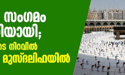 അറഫാ സംഗമം പൂര്‍ത്തിയായി; നിര്‍വൃതിയുടെ നിറവില്‍ ഹാജിമാര്‍ മുസ്ദലിഫയില്‍