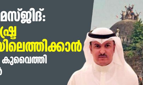 ബാബരി മസ്ജിദ്: അന്താരാഷ്ട്ര കോടതിയിലെത്തിക്കാന്‍ നീക്കവുമായി കുവൈത്തി അഭിഭാഷകന്‍