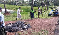 കോളജിന് സമീപം മാംസ  തള്ളിയ നിലയില്‍