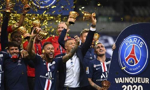 ഫ്രഞ്ച് ലീഗ് കപ്പ്; പെനാല്റ്റി ഷൂട്ടൗട്ടില് പിഎസ്ജിക്ക് കിരീടം ഫ്രഞ്ച് ലീഗ് കപ്പ്; പെനാല്റ്റി ഷൂട്ടൗട്ടില് പിഎസ്ജിക്ക് കിരീടം