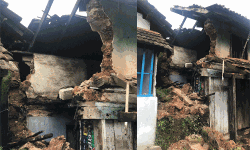 ശക്തമായ മഴയില്‍ കെട്ടിടം തകര്‍ന്നു; ആളപായമില്ല