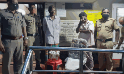 കല്‍പകഞ്ചേരിയില്‍ ബൈക്കില്‍ മദ്യം കടത്തുന്ന രണ്ട് പേര്‍ പിടിയില്‍