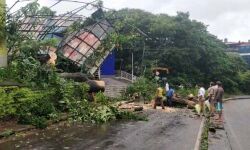 സംസ്ഥാനത്ത് ശക്തമായ കാറ്റിലും മഴയിലും വ്യാപകനാശം; ഇടുക്കിയില്‍ കുടുംബങ്ങളെ മാറ്റിപ്പാര്‍പ്പിച്ചു, ഇന്ന് ആറ് ജില്ലകളില്‍ ഓറഞ്ച് അലര്‍ട്ട്