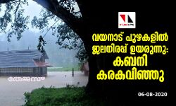 വയനാട് പുഴകളില്‍ ജലനിരപ്പ് ഉയരുന്നു: കബനി കരകവിഞ്ഞു