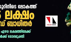24 മണിക്കൂറിനിടെ ലോകത്ത് 2.66 ലക്ഷം കൊവിഡ് ബാധിതര്‍; ആകെ മരണം ഏഴരലക്ഷത്തിലേക്ക്, 1.34 കോടി പേര്‍ക്ക് രോഗമുക്തി