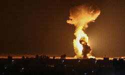 ഗസയില്‍ ഇസ്രായേല്‍ ആക്രമണം; ആളപായമില്ല