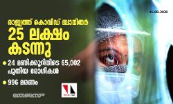 രാജ്യത്ത് കൊവിഡ് ബാധിതര്‍ 25 ലക്ഷം കടന്നു; 24 മണിക്കൂറിനിടെ 65,002 പുതിയ രോഗികള്‍; 996 മരണം